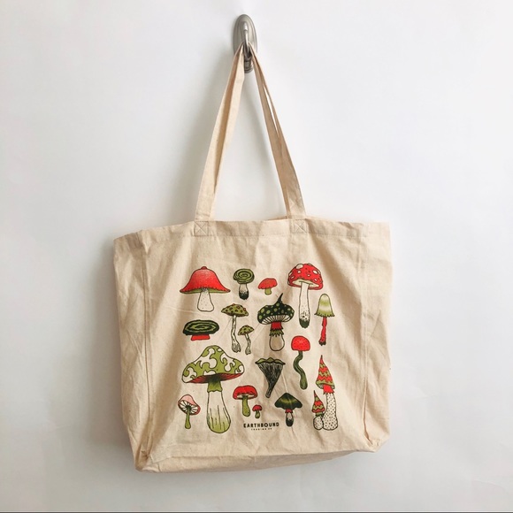mushroom tote bag